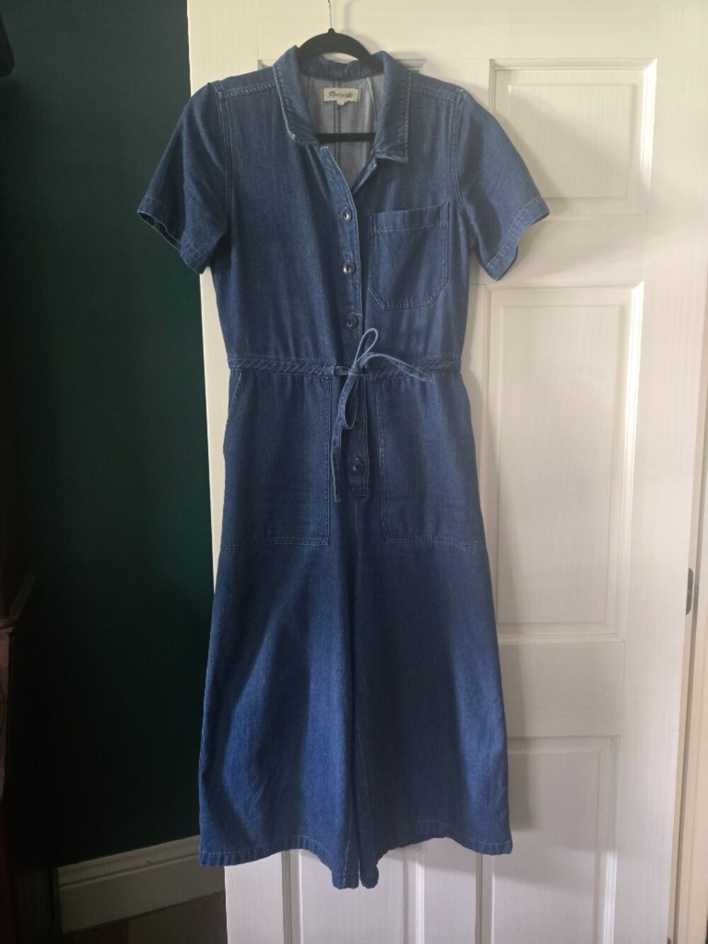 Madewell denim jumpsuit - Picture 2 of 4